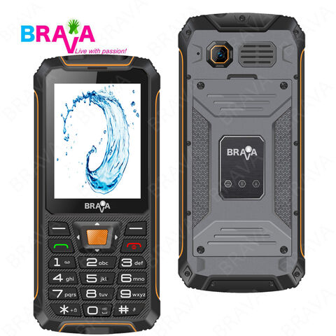 Téléphone Robuste Fiable 4G GSM IP68 avec Station d'accueil et SOS, OEM/ODM pour Extérieur et Tous