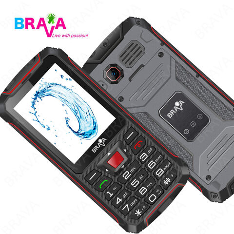 Téléphone Robuste Fiable 4G GSM IP68 avec Station d'accueil et SOS, OEM/ODM pour Extérieur et Tous