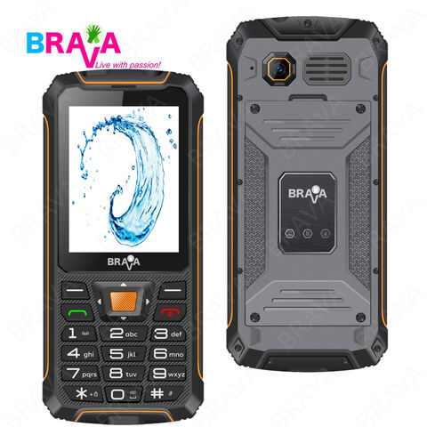 Téléphone Robuste Fiable 4G GSM IP68 avec Station d'accueil et SOS, OEM/ODM pour Extérieur et Tous