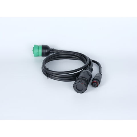 Heavy duty trucks Deutsch J1939 male/female 9 Pin Y Cable With M18 14Pin Cable