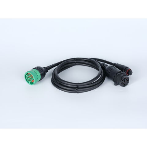 Heavy duty trucks Deutsch J1939 male/female 9 Pin Y Cable With M18 14Pin Cable