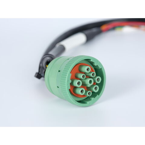 Trailer wire harness Connector Truck Cables And j1939 9 Pin Green Deutsch Connector Male To Female