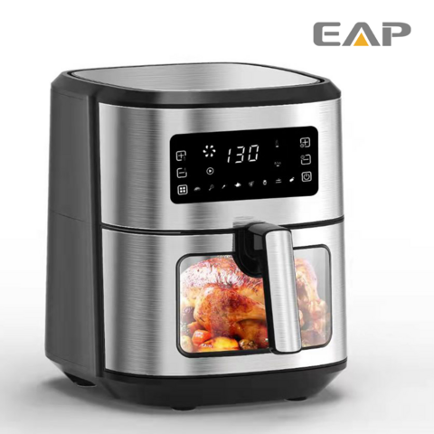 Buy Wholesale China 9l Dual Baskets Air Fryer With Clear Window-eap &  Double Baskets Air Fryer at USD 25
