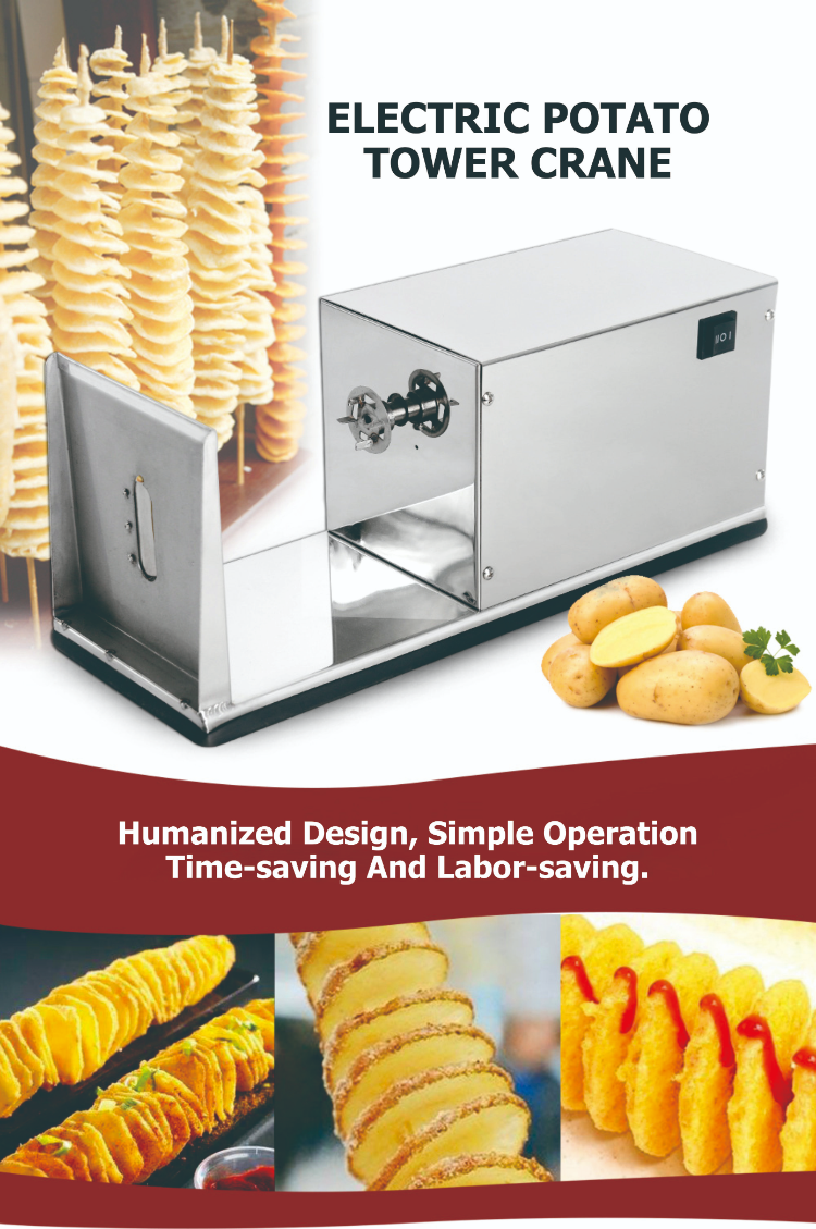 Manual Stainless Steel Potato Chips Slicer Spiral Twister Vegetable Cutter  C IP