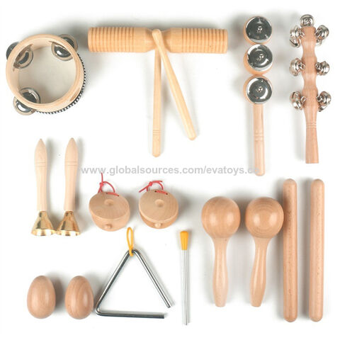 Compre Montessori Jugar Nino Instrumentos Musicales Juguetes Musicales De Madera Para Ninos W07a250 y Juguetes Musicales de China por 10 USD Global Sources