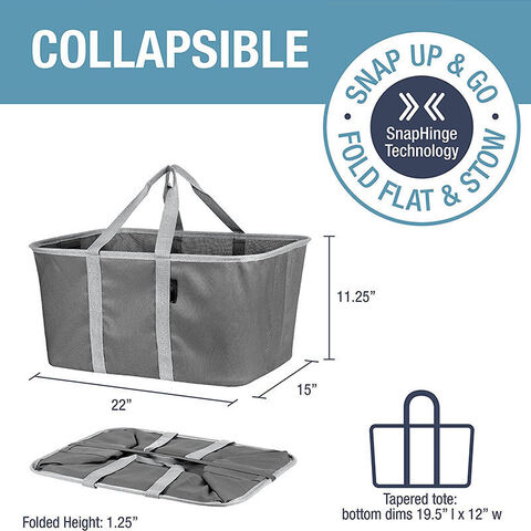 DecorADDA Foldable Laundry Bag with Lid & Zipper 63 L| Laundry Clothes –  Decor Adda