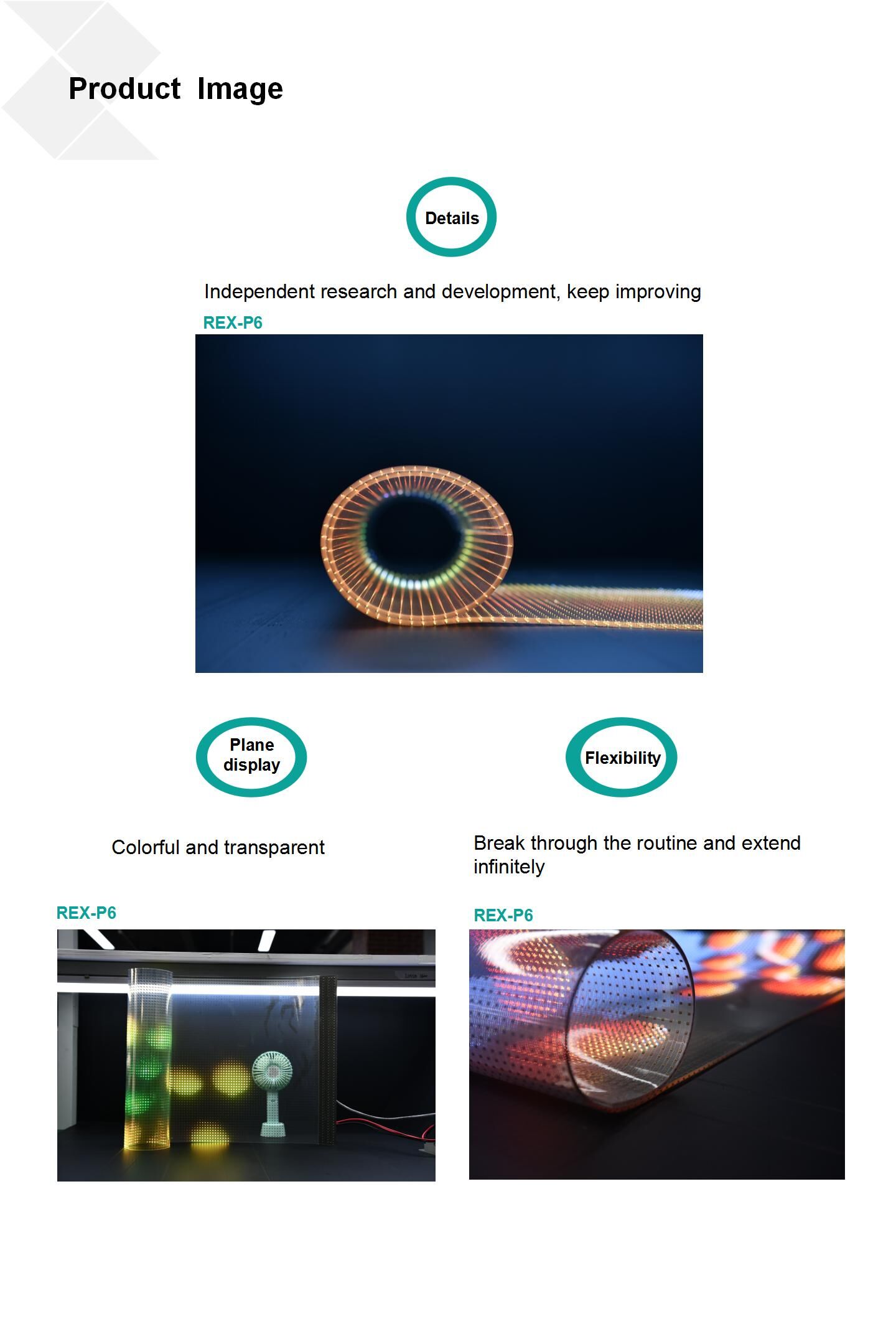 Buy China Wholesale P8 Film Crystal Adhesive Led Full Color Window ...