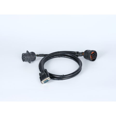 Heavy Duty Truck Deutsch j1939 male 9pin to Db15 9pin OBD2 connector extend wire harness diagnostic cable Truck Wiring Harness