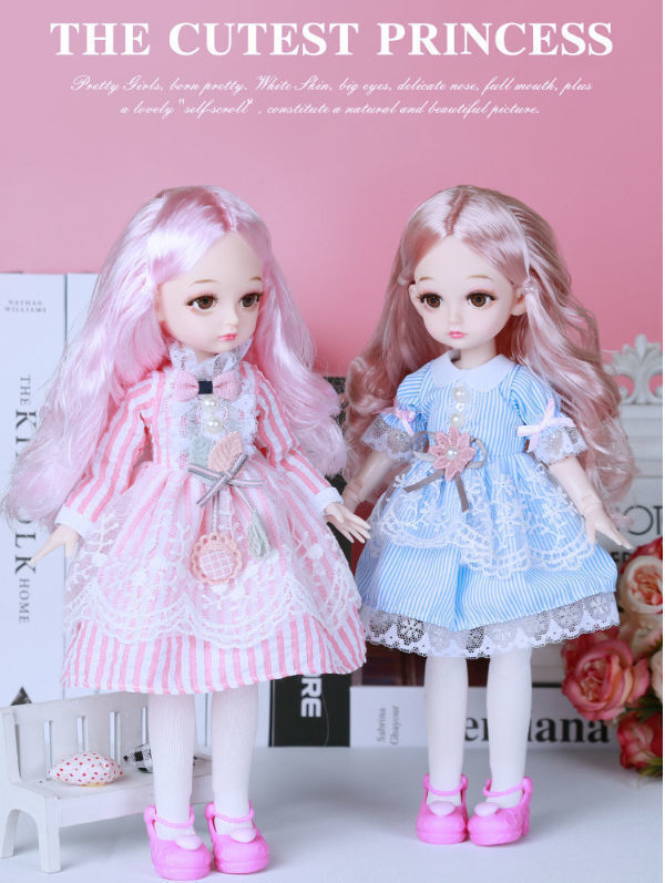Custom Doll Clothes 12 Inch 31cm Bjd Mini Fashion Toy Doll With