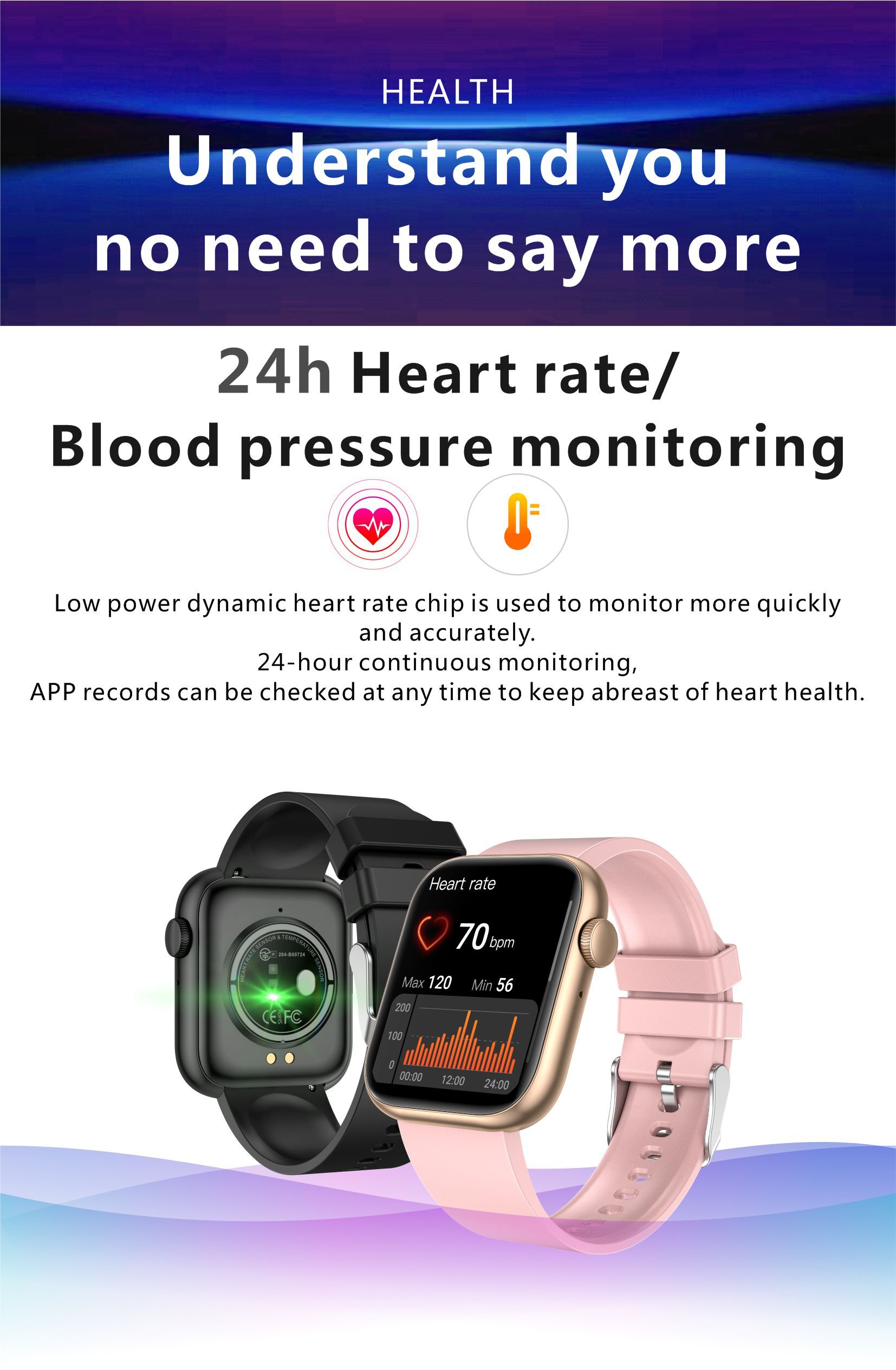 Pressure Monitor Popglory Smartwatch P22 Review Blood Pressure