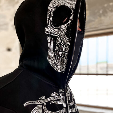 Hoodie over face online