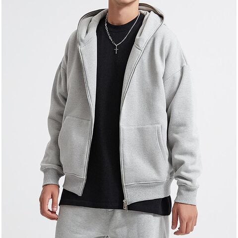 Bulk Buy China Wholesale Wsao Custom 100% Cotton Mens Zip Up