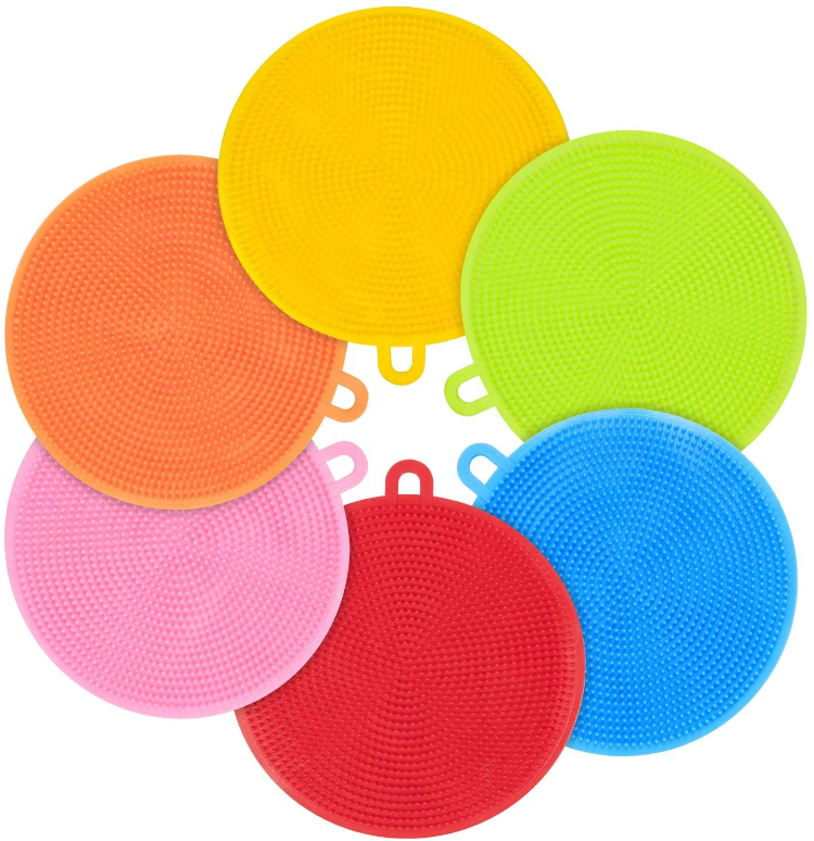 Silicone Sponge Dish Sponges, Multipurpose Better Scrubber Dish Washing  Smart Kitchen Gadgets Brush Accessories, Kitchen Sponge Double Sided  Cleaning