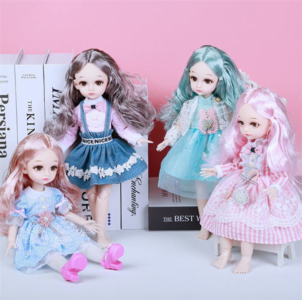 Buy Wholesale China Dress Up Bdj Doll Set For Girls Mini Doll 17cm ...