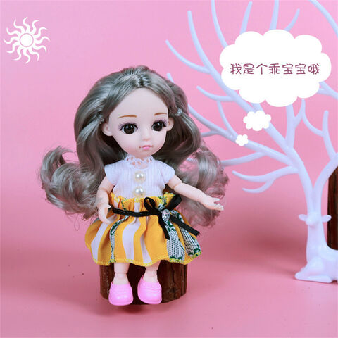 Body Fashion Dolls, 4PCS 6inch Mini Doll with Clothes Shoes Costume,  Miniature Doll Playsets for Girls, Birthday : : Toys & Games
