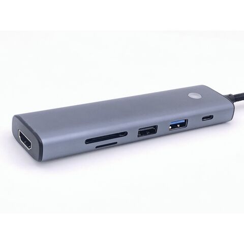 CABLING®Adaptateur USB C vers HDMI 4K Adaptateur Thunderbolt 3 vers HDMI  Compatible pour surface Book 2, Dell XPS 13/15 Samsung Galaxy S10/S9 noir