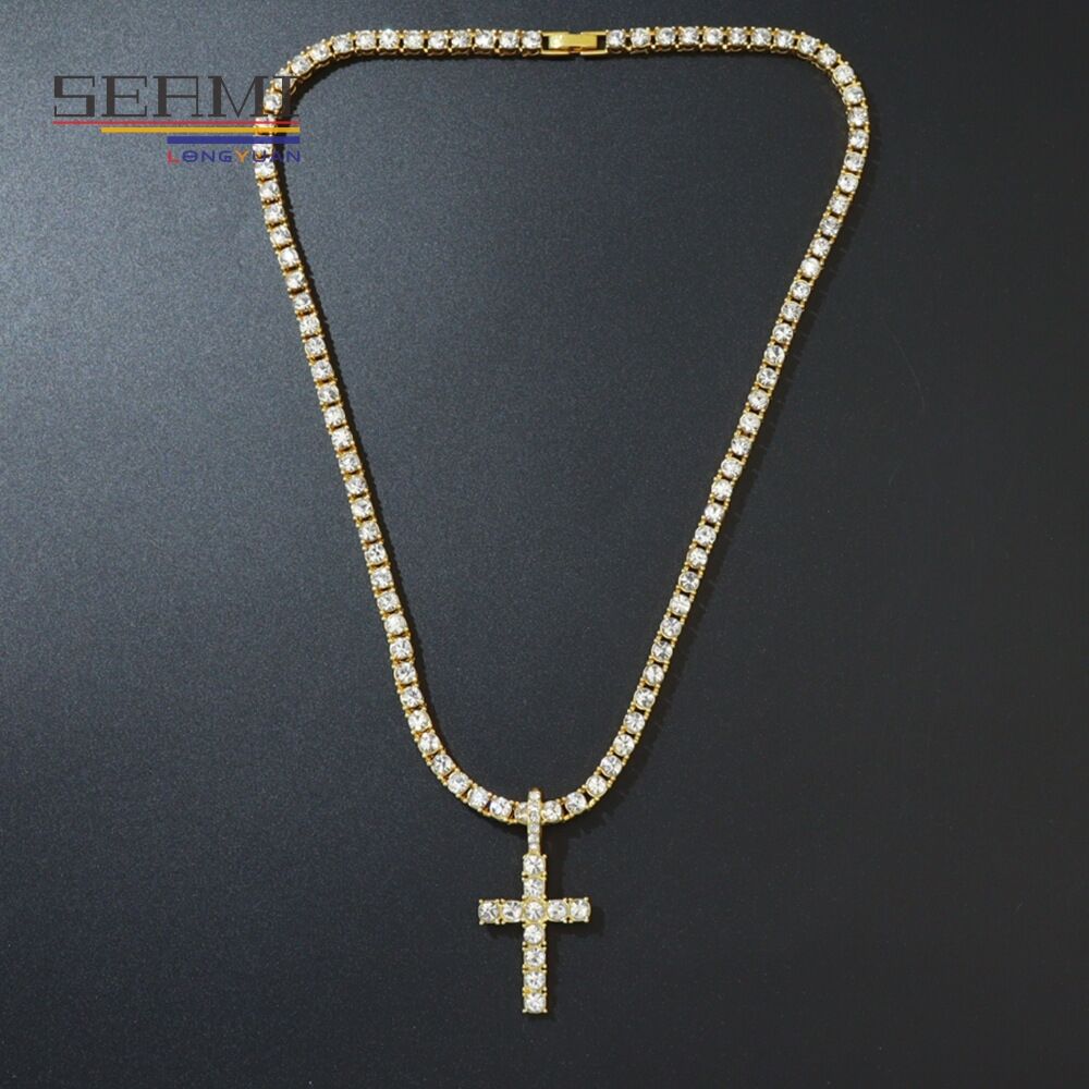 Tennis Chain Real Single Row ICED Necklace MOISSANITE PASSES