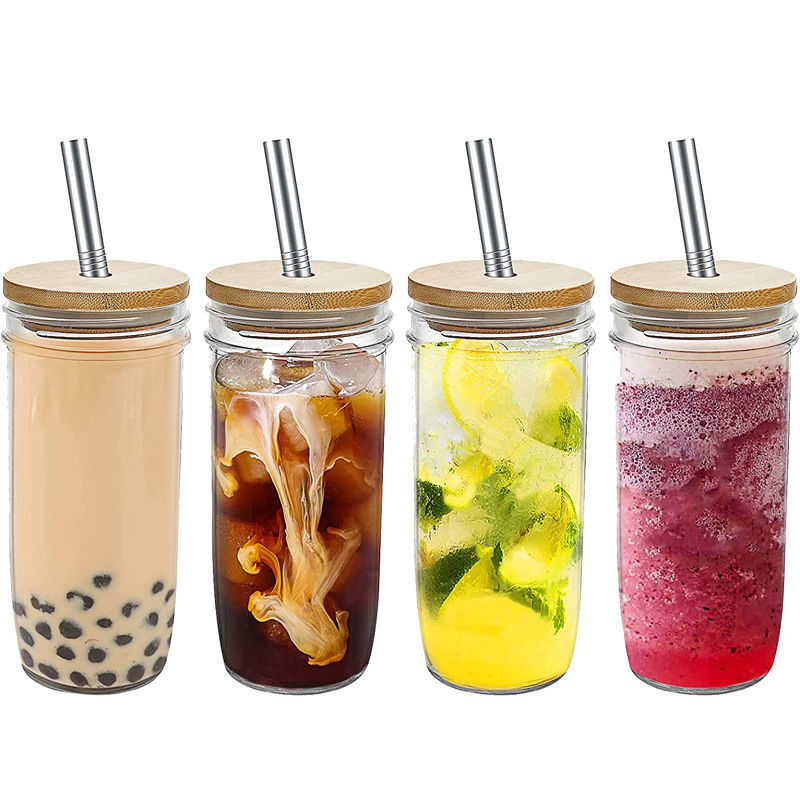 Buy Wholesale China High Quality 500ml 16oz Emboss Logo Food Glass Mason Jar  With Tin Screw Cap Wholesale & Large Mason Jars at USD 0.21