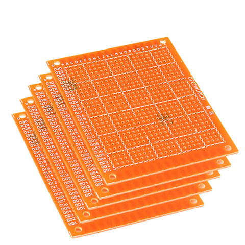 uxcell 5x7cm Single Sided Universal Paper Printed Circuit Board for DIY  Soldering Brown 10pcs