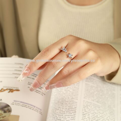Pearl Silver Finger Ring 3.9 g - Adjustable - For Ladies – Viha Online