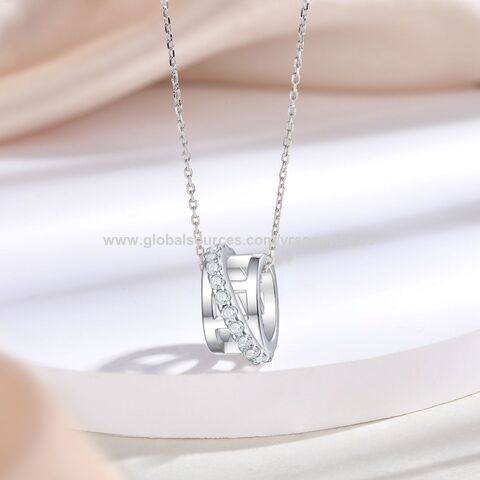 Buy Wholesale China New Fashion Jewelry Chain Necklace 925 Sterling  Zirconia Jewelry Pendant Necklace & Necklace at USD 18.6