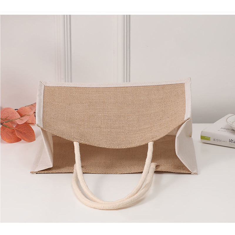 Buy Hand Made Designer Jute Bag ~ Craftus