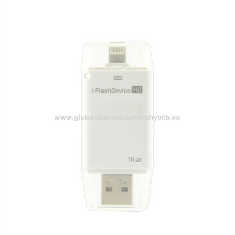 I-Flash Drive für iPhone 5/5S/6, iPad, iPad Mini, Air, Dual-Speicher - 16GB Einfaches Speichern von Bildern und Videos