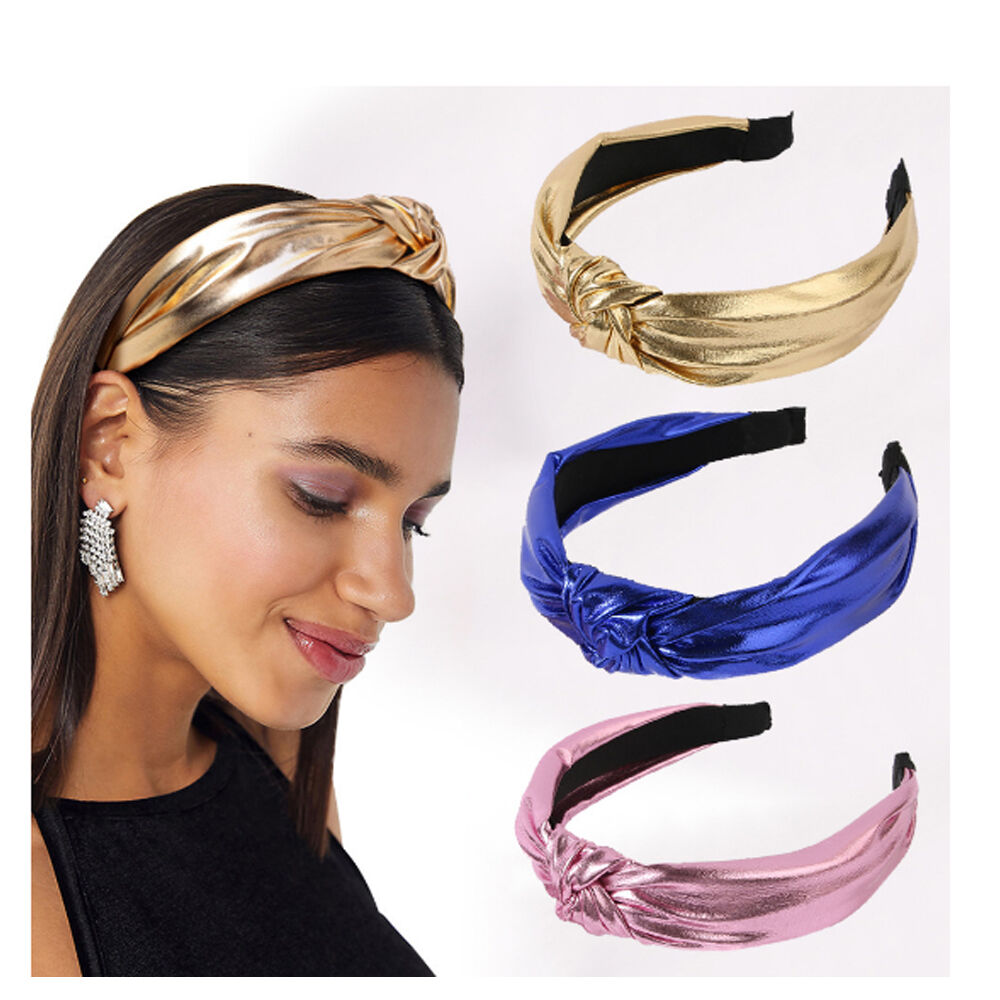 Pearl Embellished Teeth Comb Headband Wrap Hairband Basic Casual Hair Accessory for Women Green
