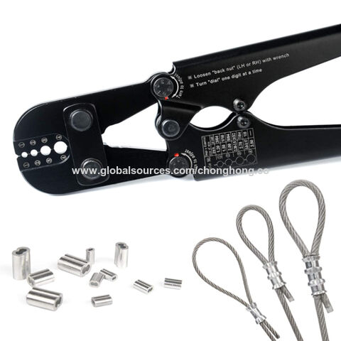 Wire Rope Crimping Tool Wire Rope Crimping Swaging Tool Kits For