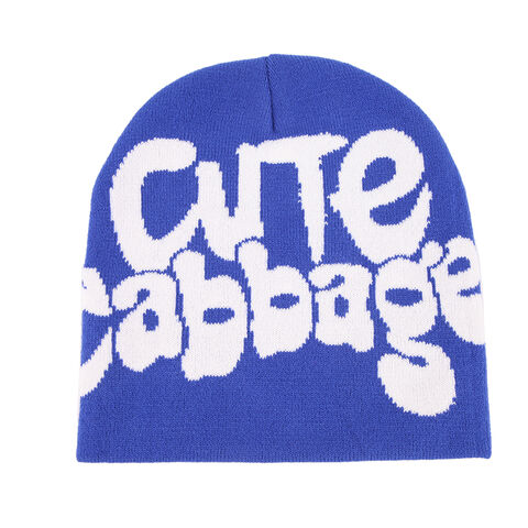 ☆送料・関税込☆WOOALONG★Flor logo hairy beanie★ 4 X 4 LOGO BEANIE LIGHT GREY | Parallel