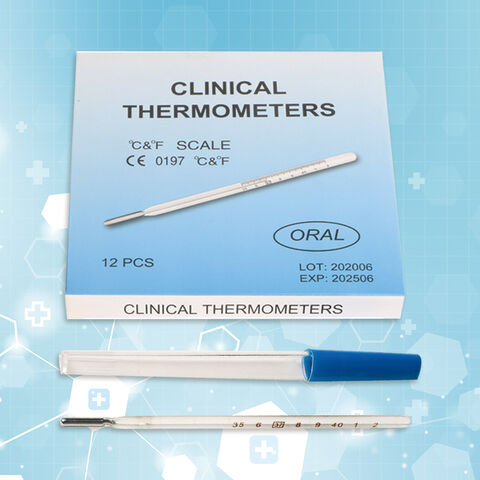 La producción profesional clínico Mercurio Oral termómetro de