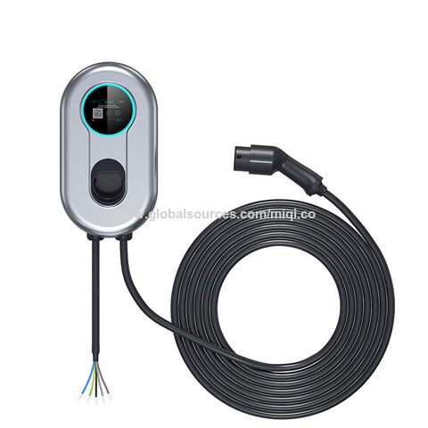 Green Wallbox EV Cable Type 2 11kW electric car charging cable