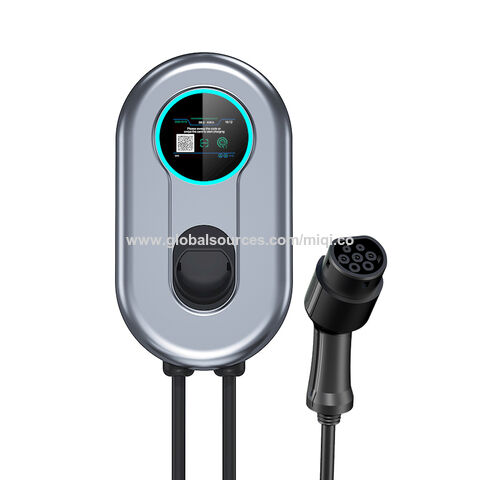 7M GBT Car Charger 32A Single Phase 7.2KW Timing Protable EV Charger  Current Adjustable Electric Vehicle Charging Station
