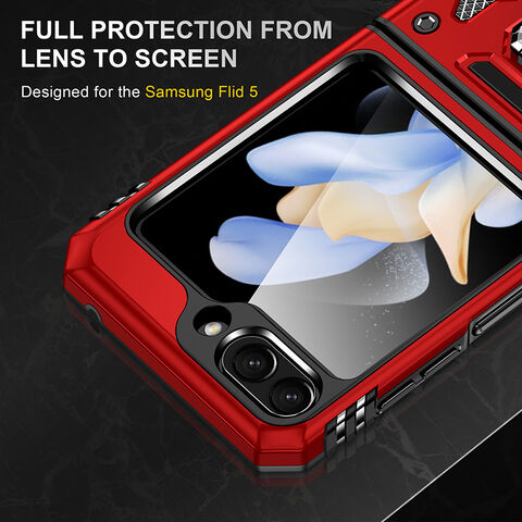 Funda for Samsung Galaxy Z Flip 5 Case Clear Transparent Hard Cover for  Samsung Z Flip 3 4 5 Case Ultra Thin PC Protection Capa