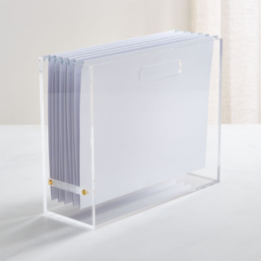 Acrylic File Box Slim