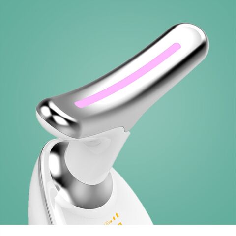 Skin lifting Beauty Instrument LED Photon Vibration v-face Neck Lifting Skin Tighten Anti Wrinkle Remove Massager Device