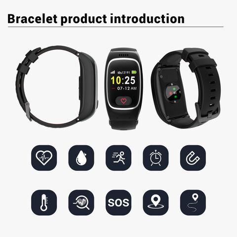Buy Wholesale China 2024 Factory Wholesale Fall Alarm Vl16 Elderly 4g Blood  Pressure Smart Watch Gps Smart Wristband Bracelet Lbs Location Heath Data & Smart  Watch at USD 35.5