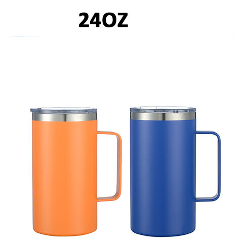 Buy Wholesale China Big Discount Sublimation Water Tumblers 24oz Insulated  Coffee Mug Stainless Steel Travel Mug Thermo With Handle & Drinking Gifts  at USD 4.3