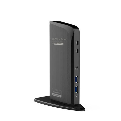 Dock Universal USB-C DisplayLink de 60W Power Delivery para Triplo Monitor