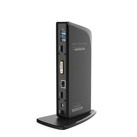 Dock Universal USB-C DisplayLink de 60W Power Delivery para Triplo Monitor