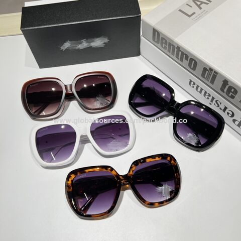 Buy Wholesale China Women Optical Frame Sunglasses Brand Logo Gg Cc Lv  Luxury Sunglass 1: 1 High Quality With Box & Sunglass at USD 6.5
