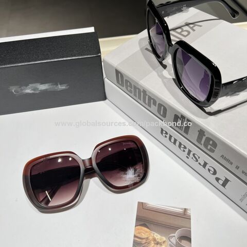 Buy Wholesale China Women Optical Frame Sunglasses Brand Logo Gg Cc Lv  Luxury Sunglass 1: 1 High Quality With Box & Sunglass at USD 6.5