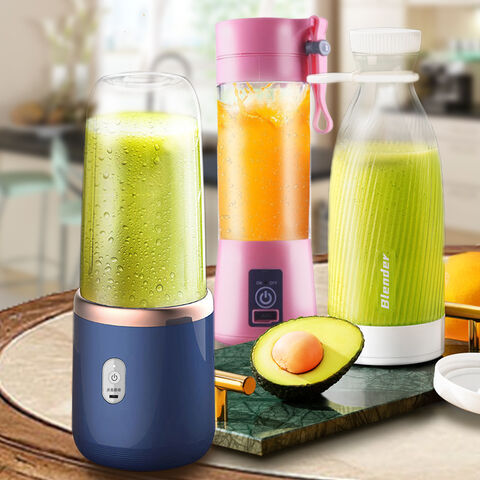  Portable Juicer Blender,Household USB Rechargeable Electric Fruit  Vegetable Extractor Juice Blender - Green: Home & Kitchen