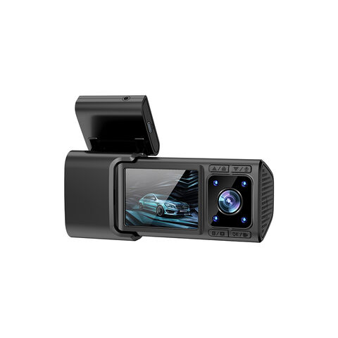 Caméra de tableau de bord à 3 canaux avant et arrière à l'intérieur, caméra  de tableau de bord 1080p pour voitures, caméra de voiture triple à trois  voies dashcam avec vision nocturne