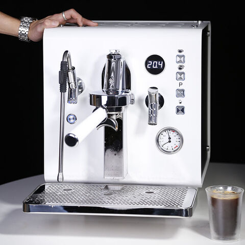 Automatic Espresso Coffee Machine 220V Stainless Steel Material Coffee Maker  High Quality For Commercial Office 100 Cups/Hour