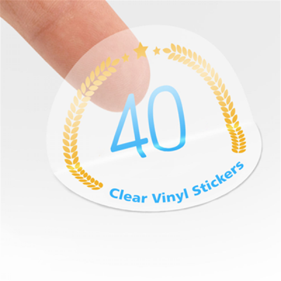 Sticker With Plastic Bulk Buy China Wholesale Custom 500 Pcs Self Adhesive Transparent ...