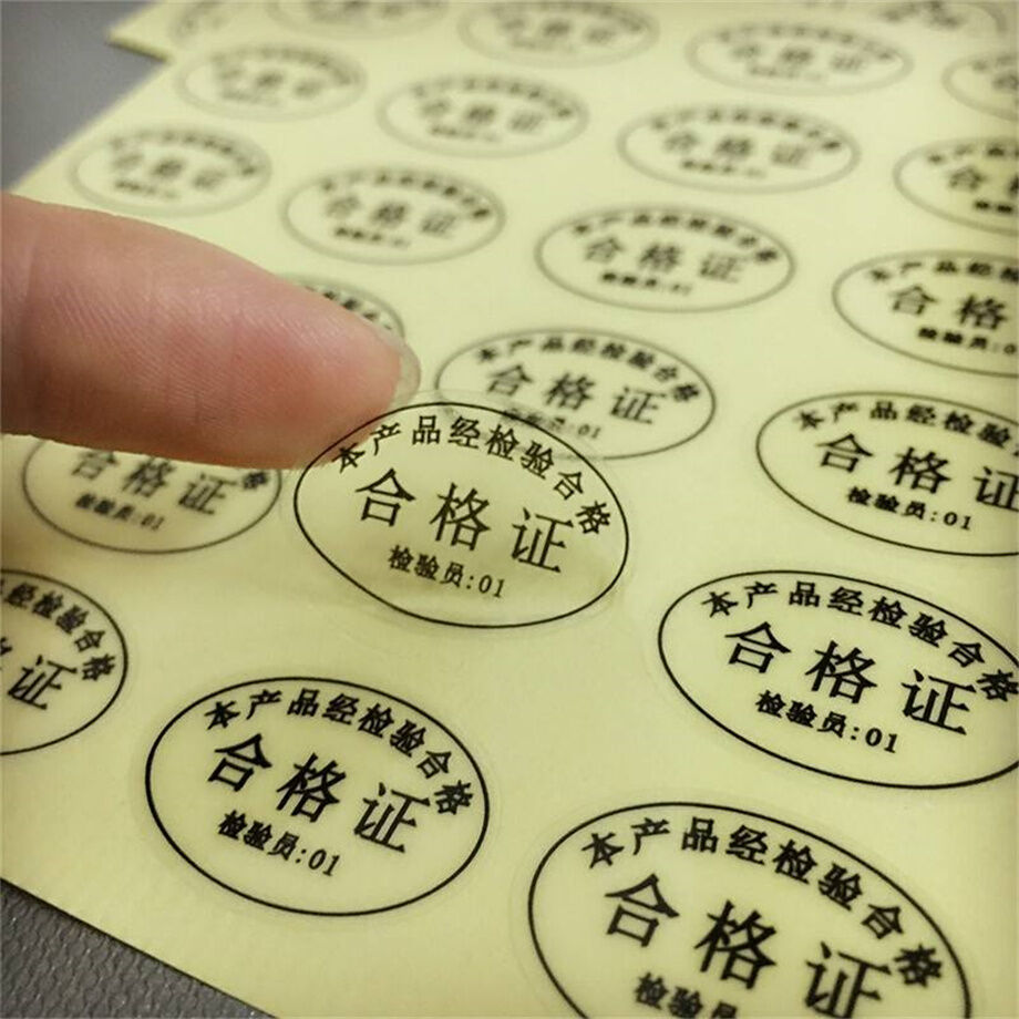 Bulk Buy China Wholesale Custom 500 Pcs Self Adhesive Transparent ...