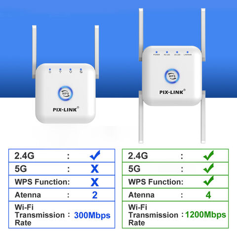 Répéteur WiFi AC24, 1200Mbps, 2.4GHz, 5GHz, double bande