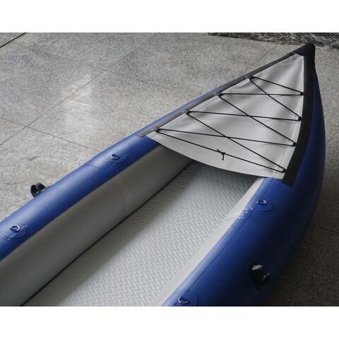 Blue Inflatable Pvc Canoe With Drop-stitch Floor Sit On Top Kayaks For  Entertainment - Buy China Wholesale Inflatable Kayak $135
