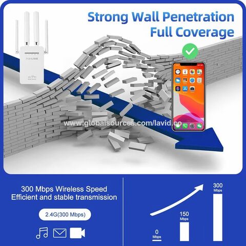 PIXLINK Fabrik preis OEM Wireless 300M WIFI Repeater Router Booster für Home Office